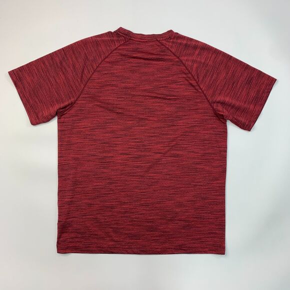 Reebok Crossfit T Shirt Mens M Medium Red Spacedye Stretch Performance Tee - Picture 7 of 11